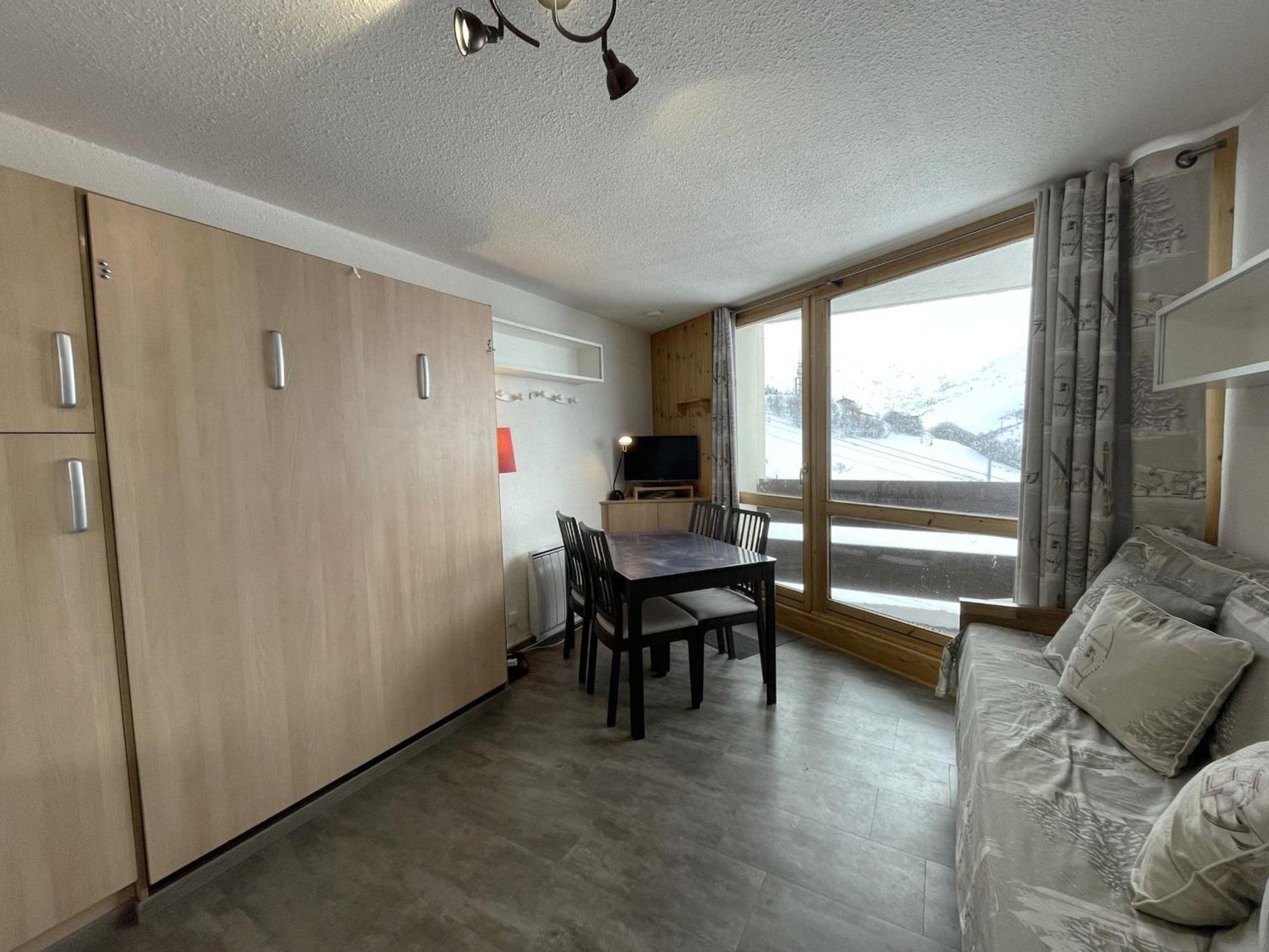 Appartamento Studio 3 Pers. Avec Balcon Sud, Acces Pistes, Quartier Preyerand, Les Menuires - Fr-1-452-386 Saint-Martin-de-Belleville Esterno foto